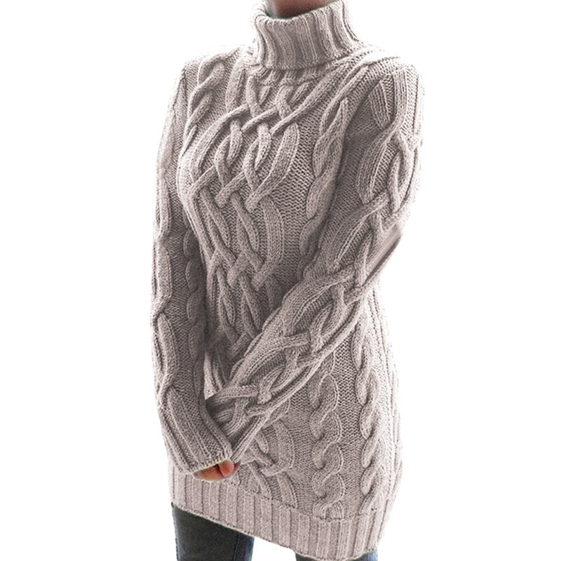 Shinan Pullover Lang pasform til hverdagsbrug